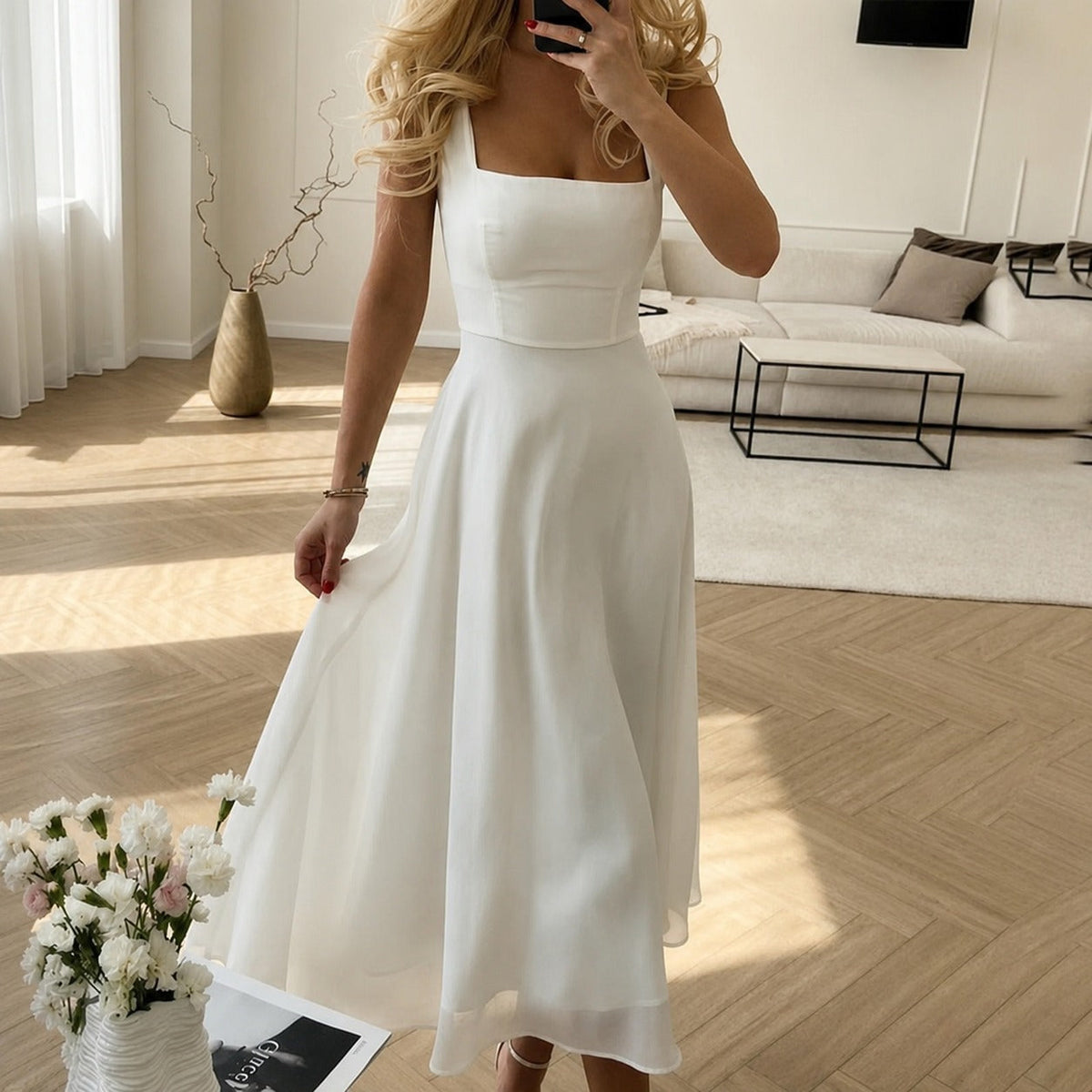 Eva - Vestido sin Mangas Estiloso
