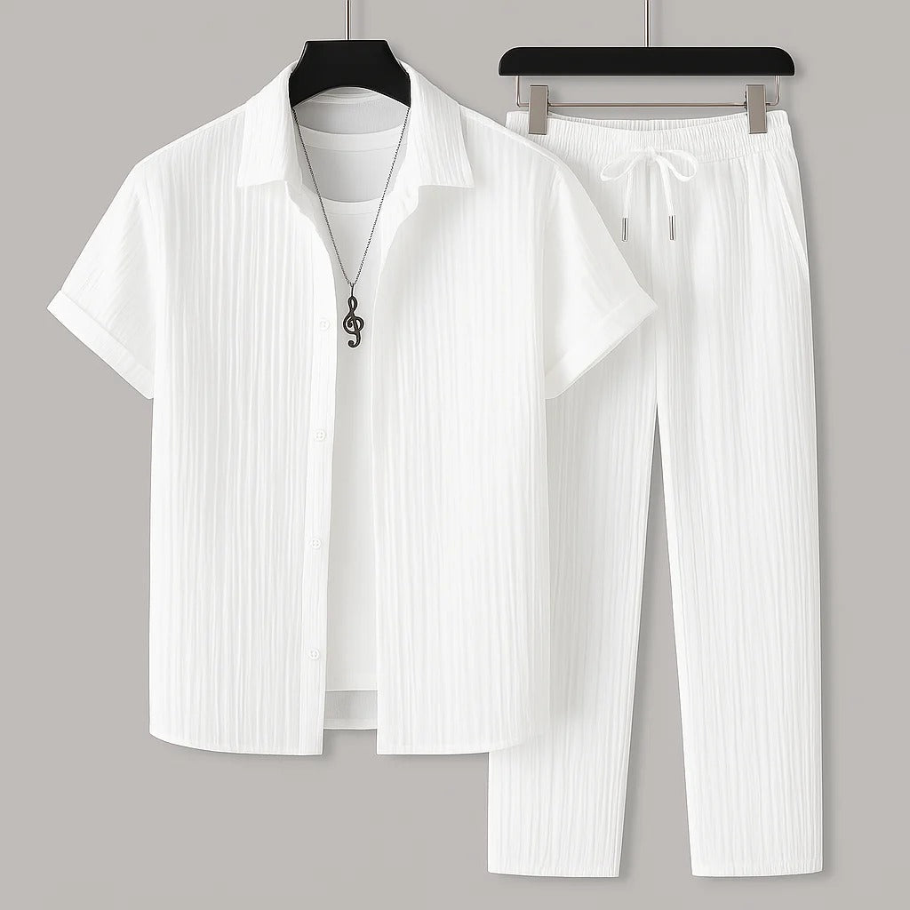 Kamil - Conjunto a Rayas Casual