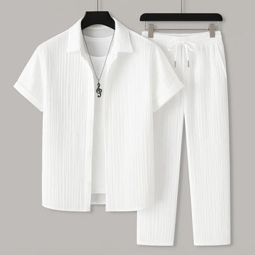 Kamil - Conjunto a Rayas Casual