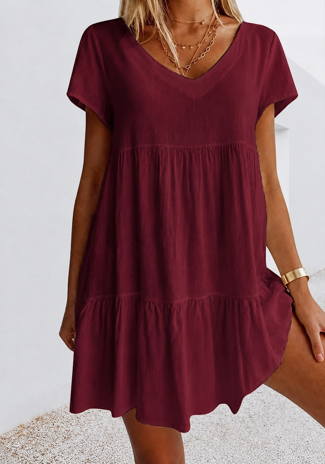 Cordelia - Mini Vestido Casual y Suelto