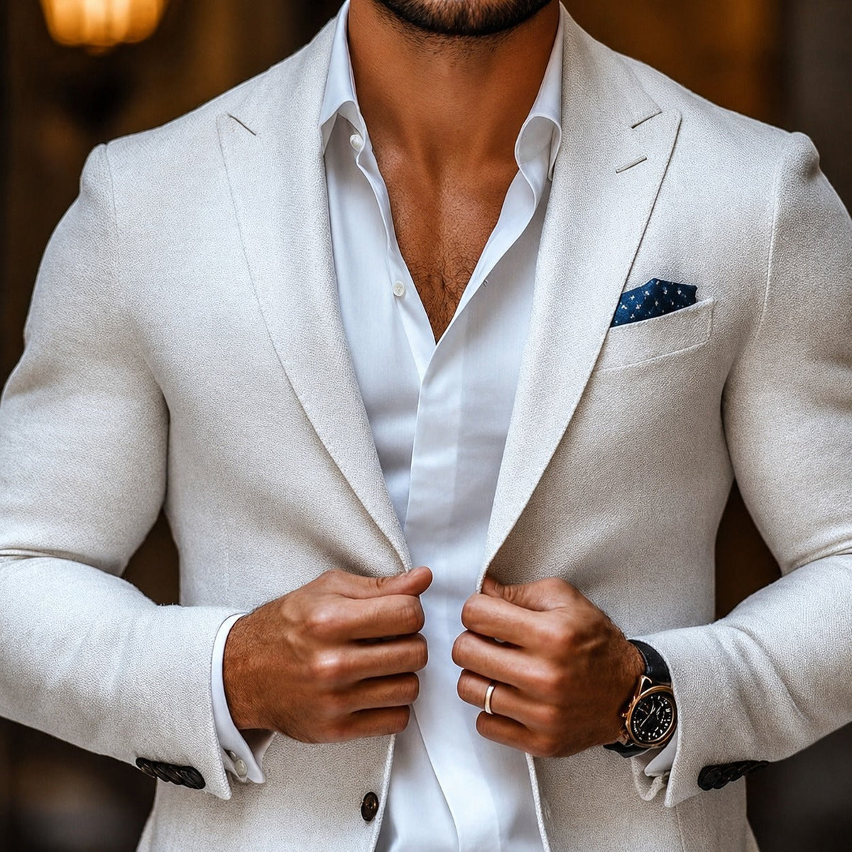 Loui - Blazer Elegante con Solapa de Dos Botones