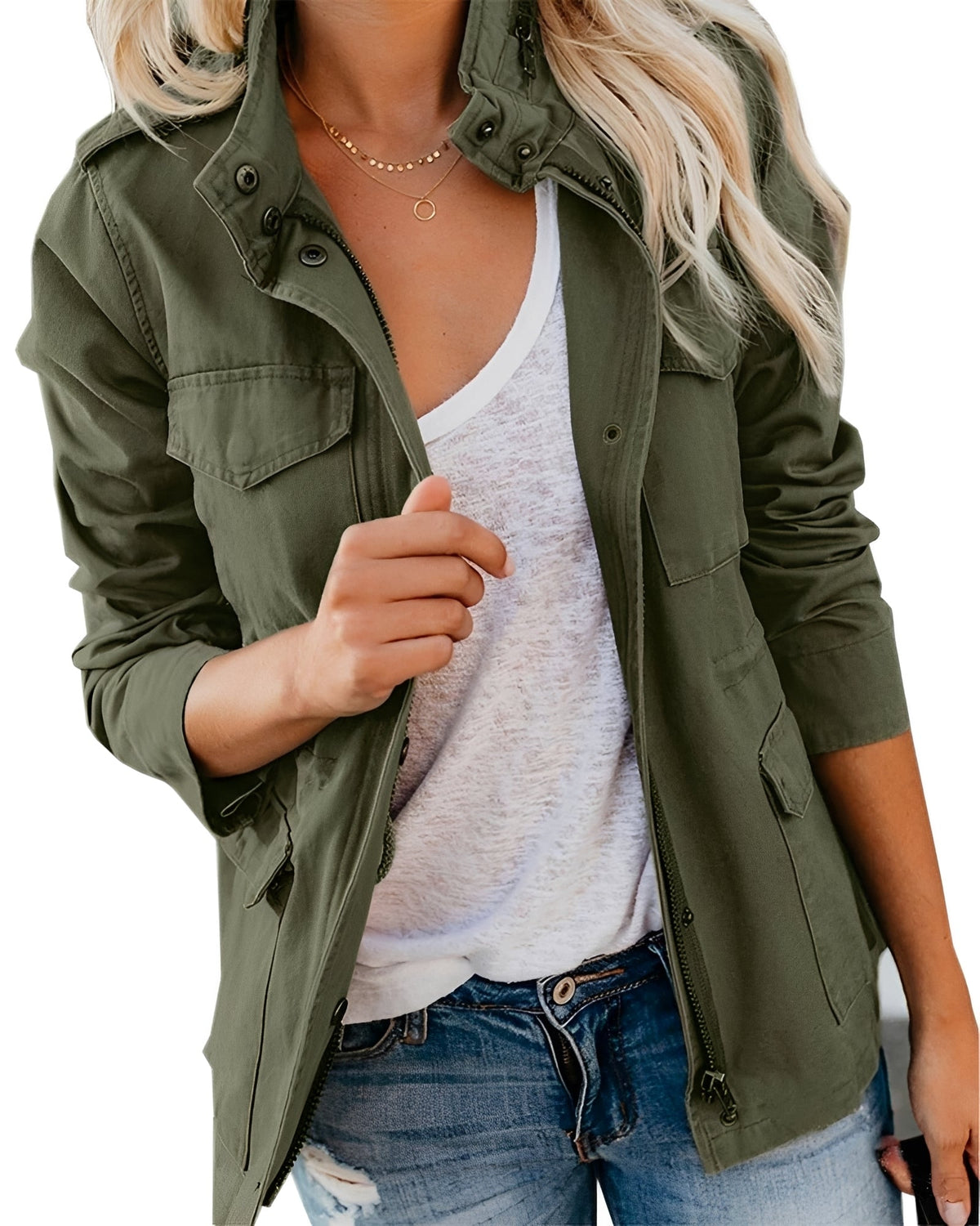 Elodie - Chaqueta Elegante con Bolsillos