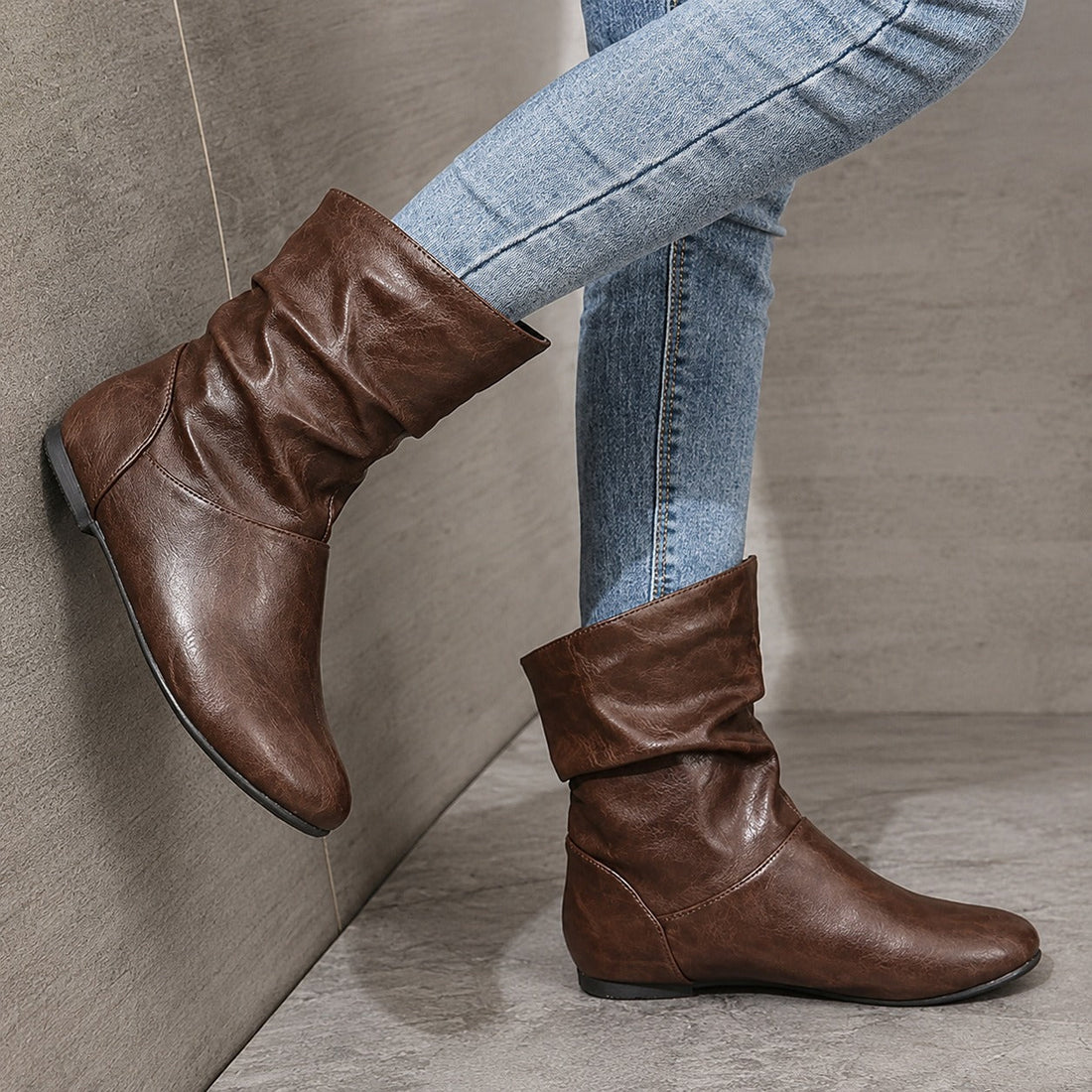 Hanna - Botas Planas Retro