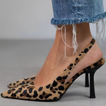 Anish - Sandalias de Tacón Elegantes y Estampadas