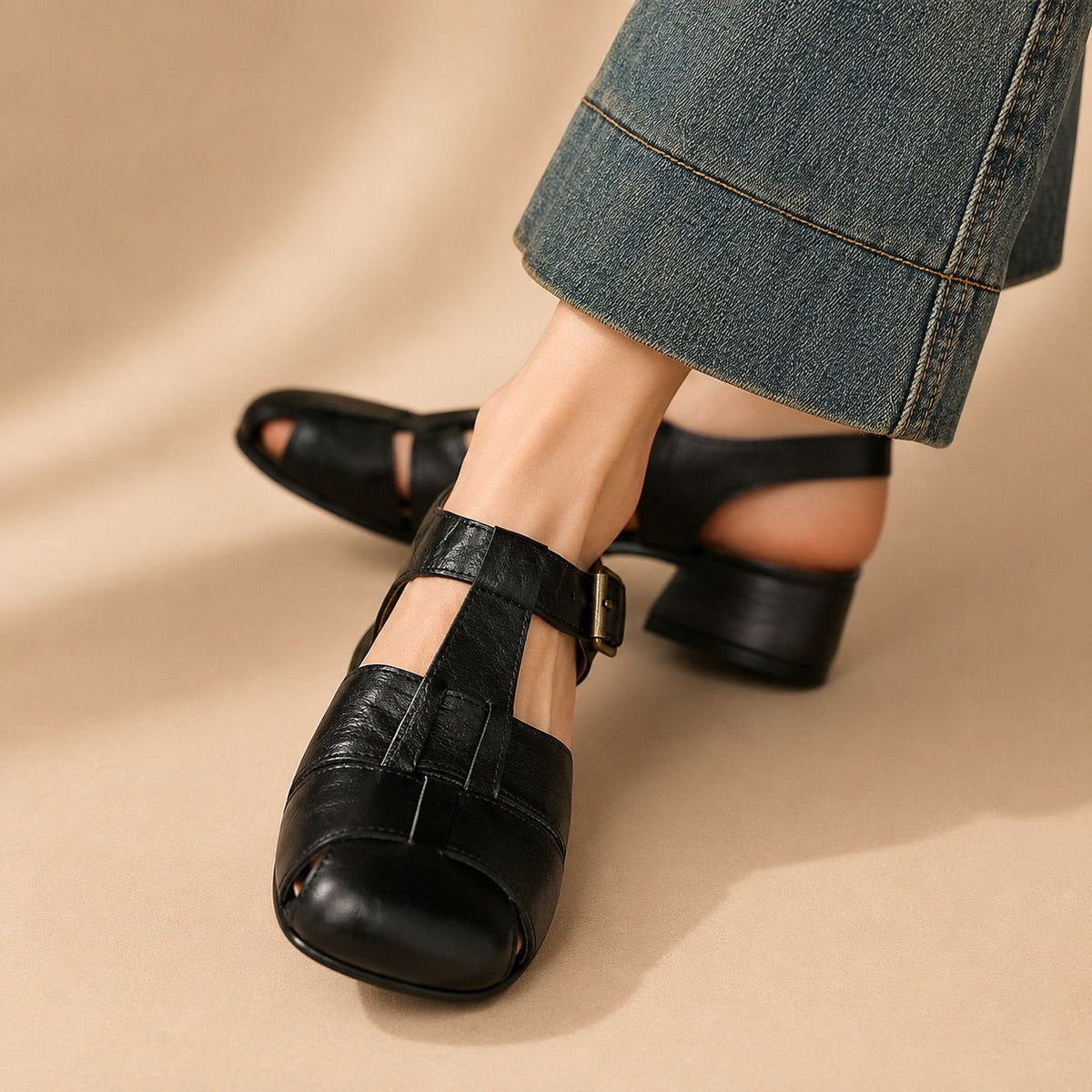 Lenny - Sandalias casuales con plantilla acolchada