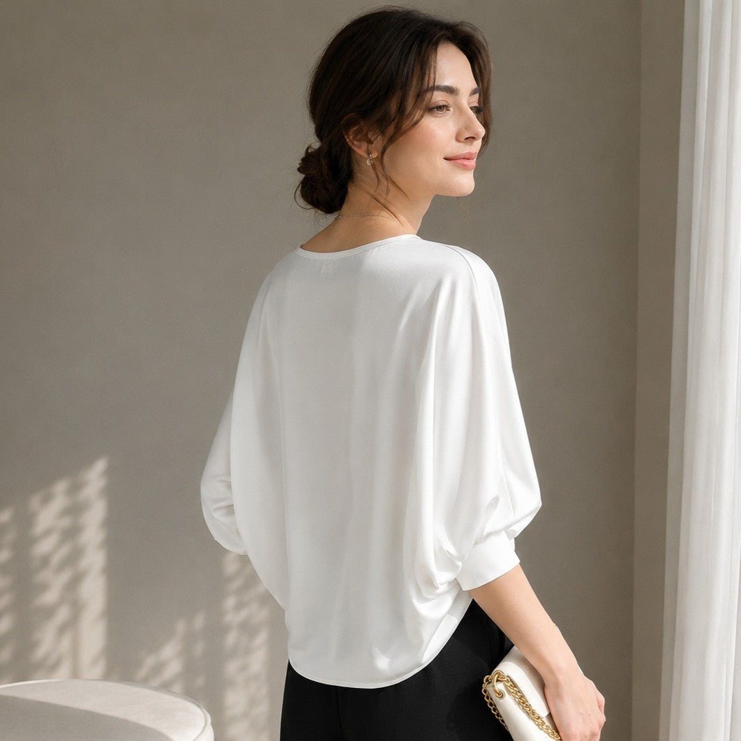 Shanice - Blusa elegante de corte holgado