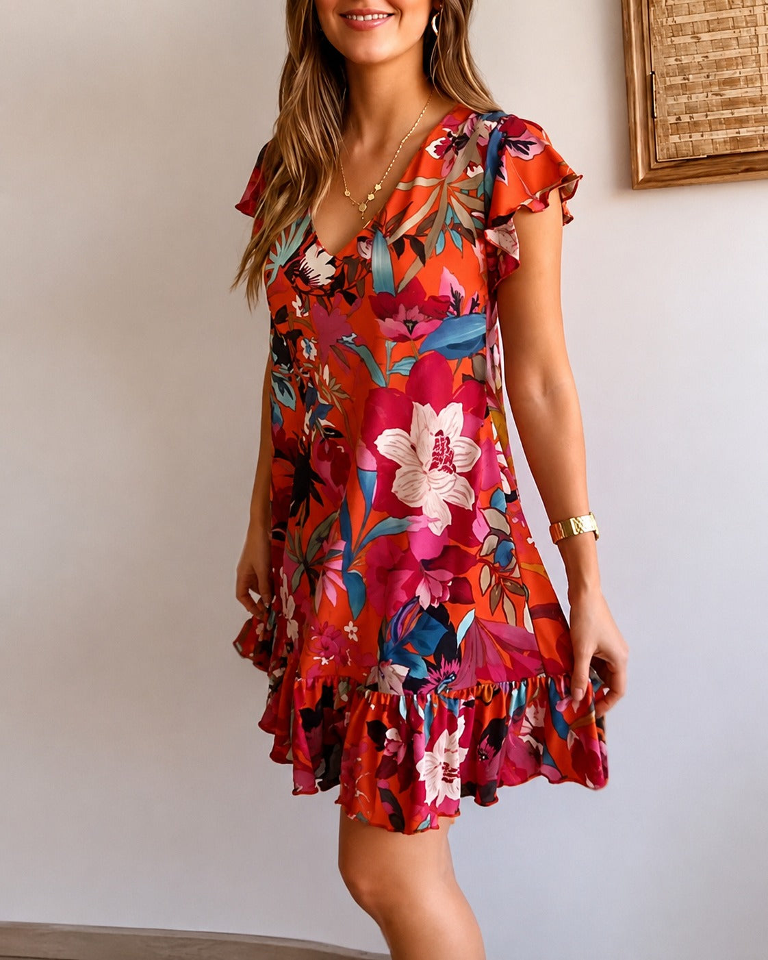 Katelyn - Vestido Floral Elegante