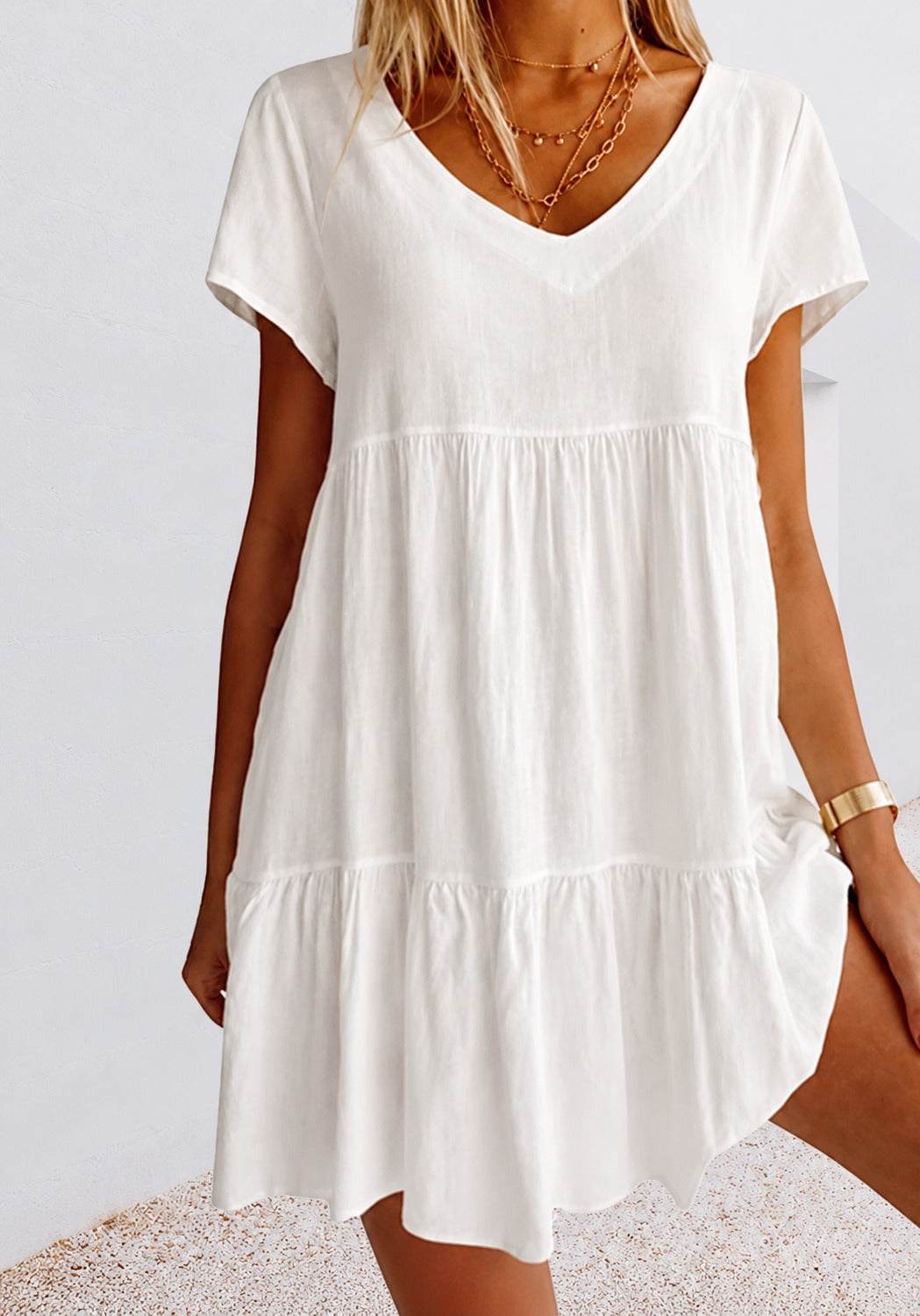 Cordelia - Mini Vestido Casual y Suelto