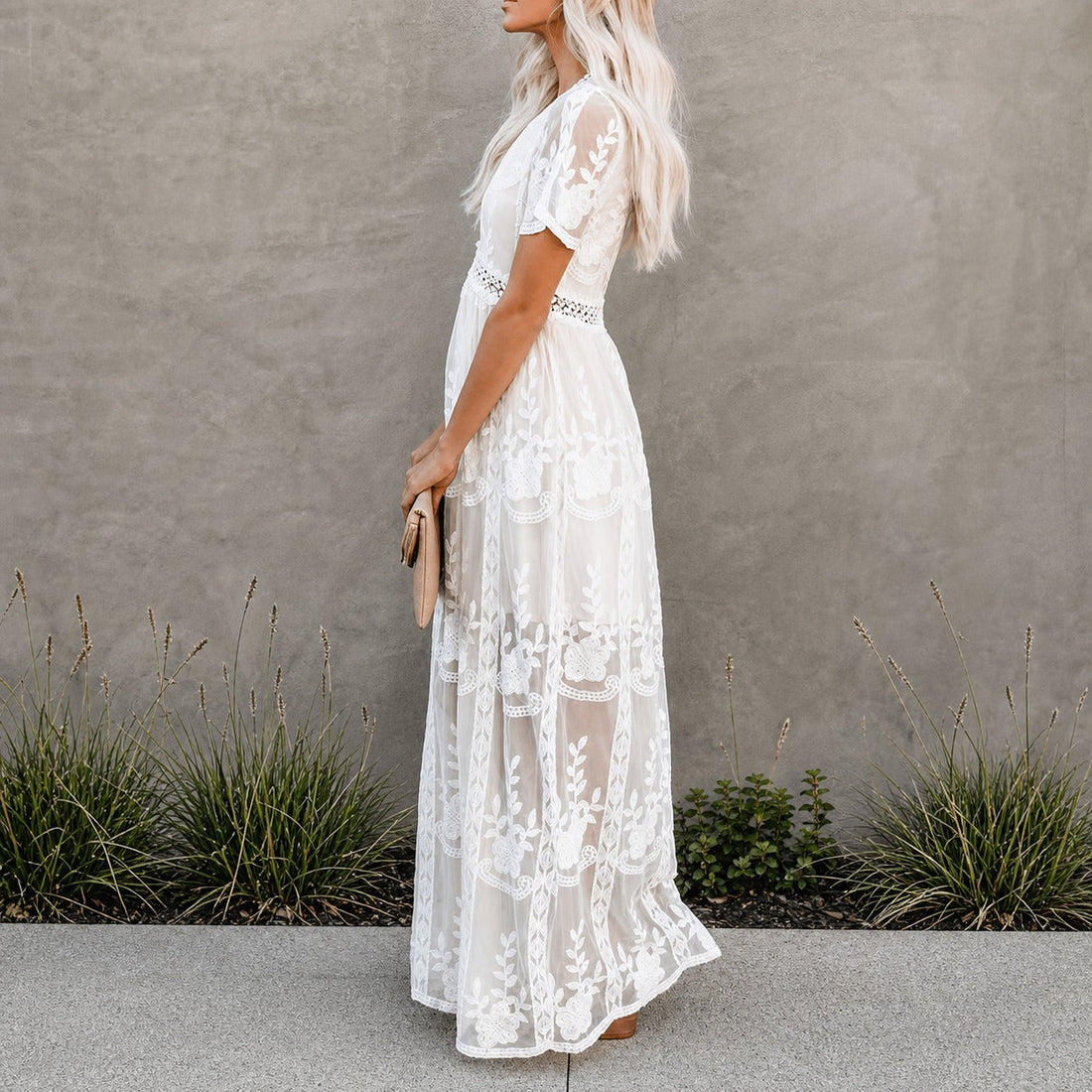 Alison - Vestido Maxi de Chifón Estiloso