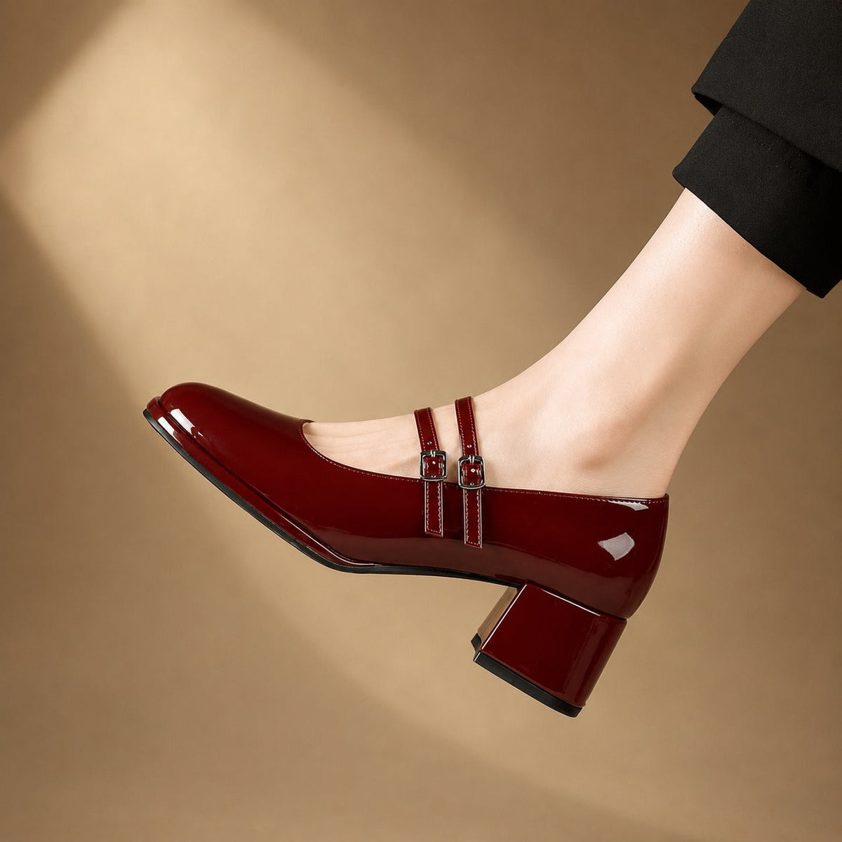 Curtis - Sandalias elegantes de tacón bloque