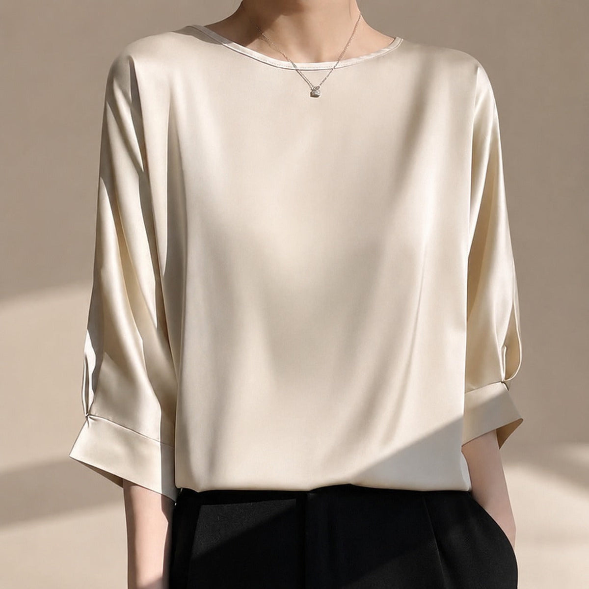 Shanice - Blusa elegante de corte holgado