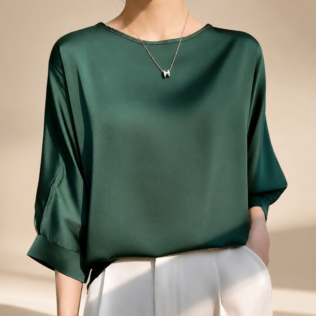 Shanice - Blusa elegante de corte holgado