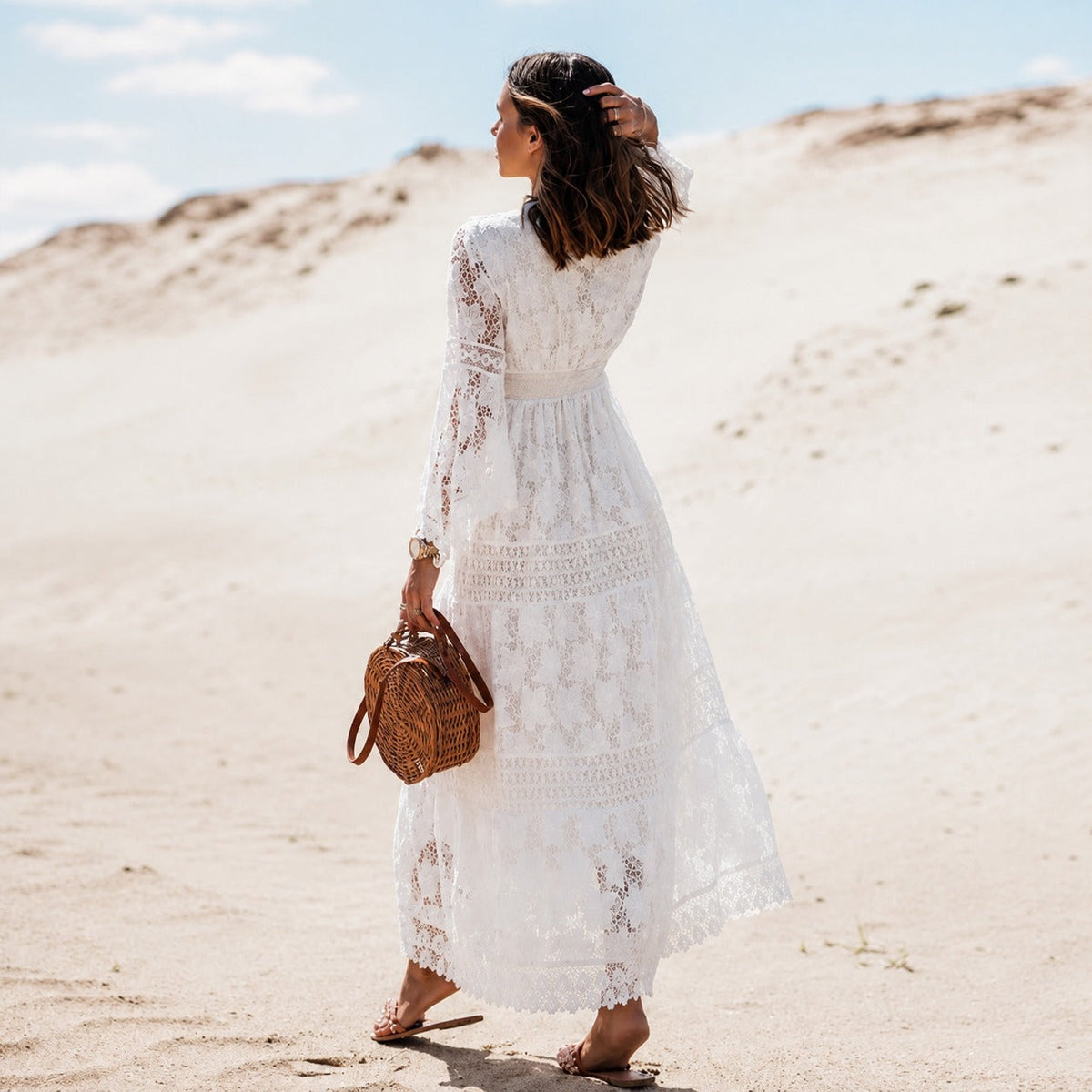 Betty - Vestido Maxi Boho Flowy Estiloso