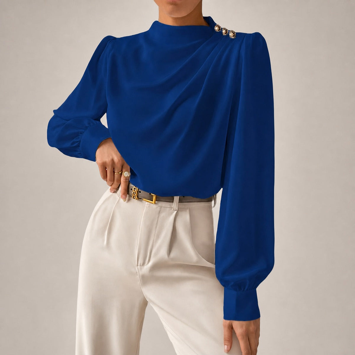 Susan - Blusa Elegante de Corte Relajado