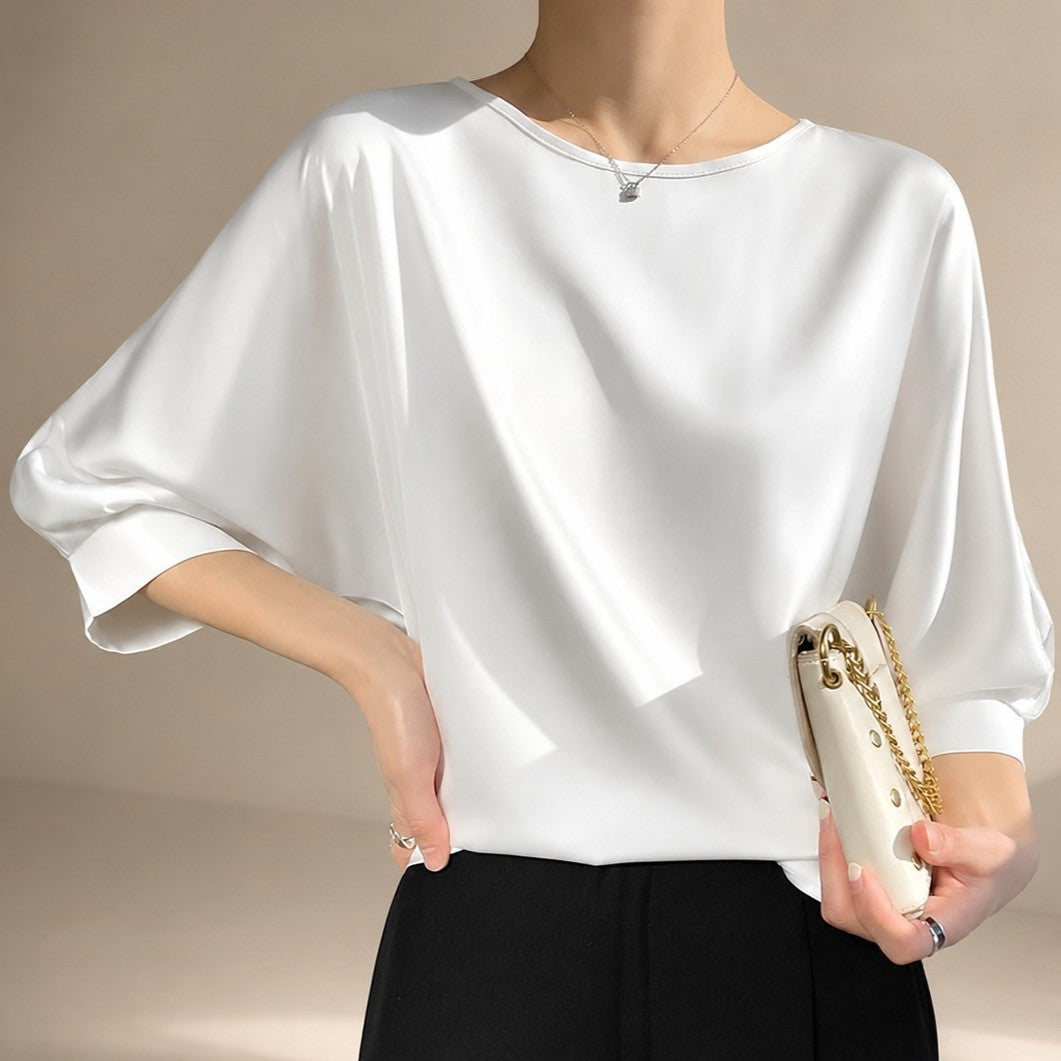 Shanice - Blusa elegante de corte holgado