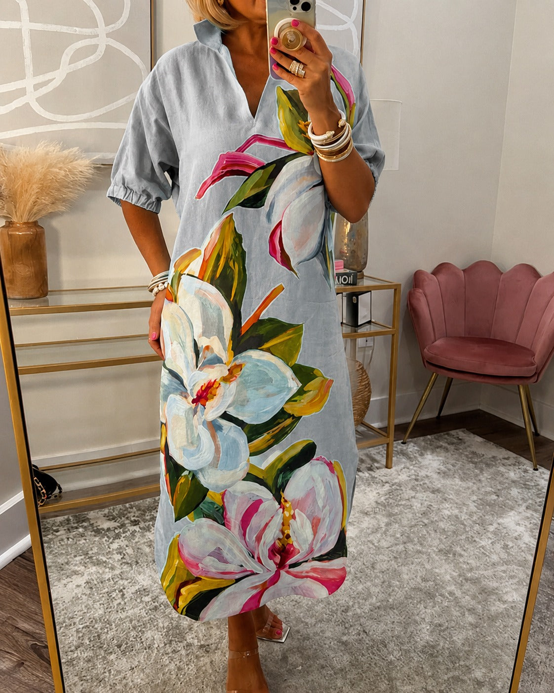 Myla - Vestido Estampado Floral Suelto