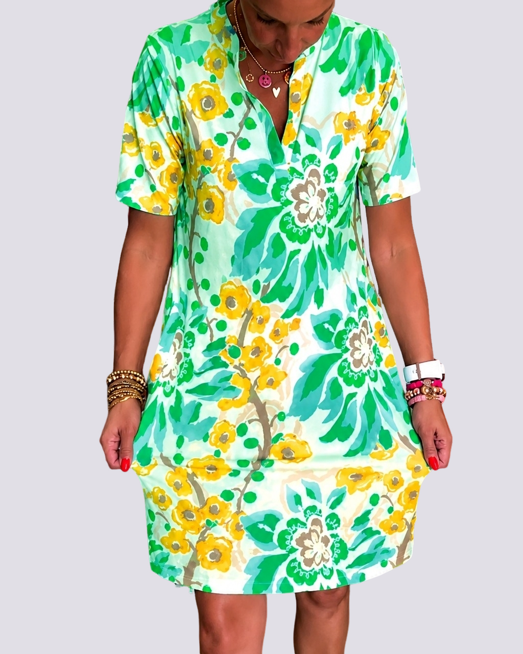 Pauline - Vestido Estampado con Flores