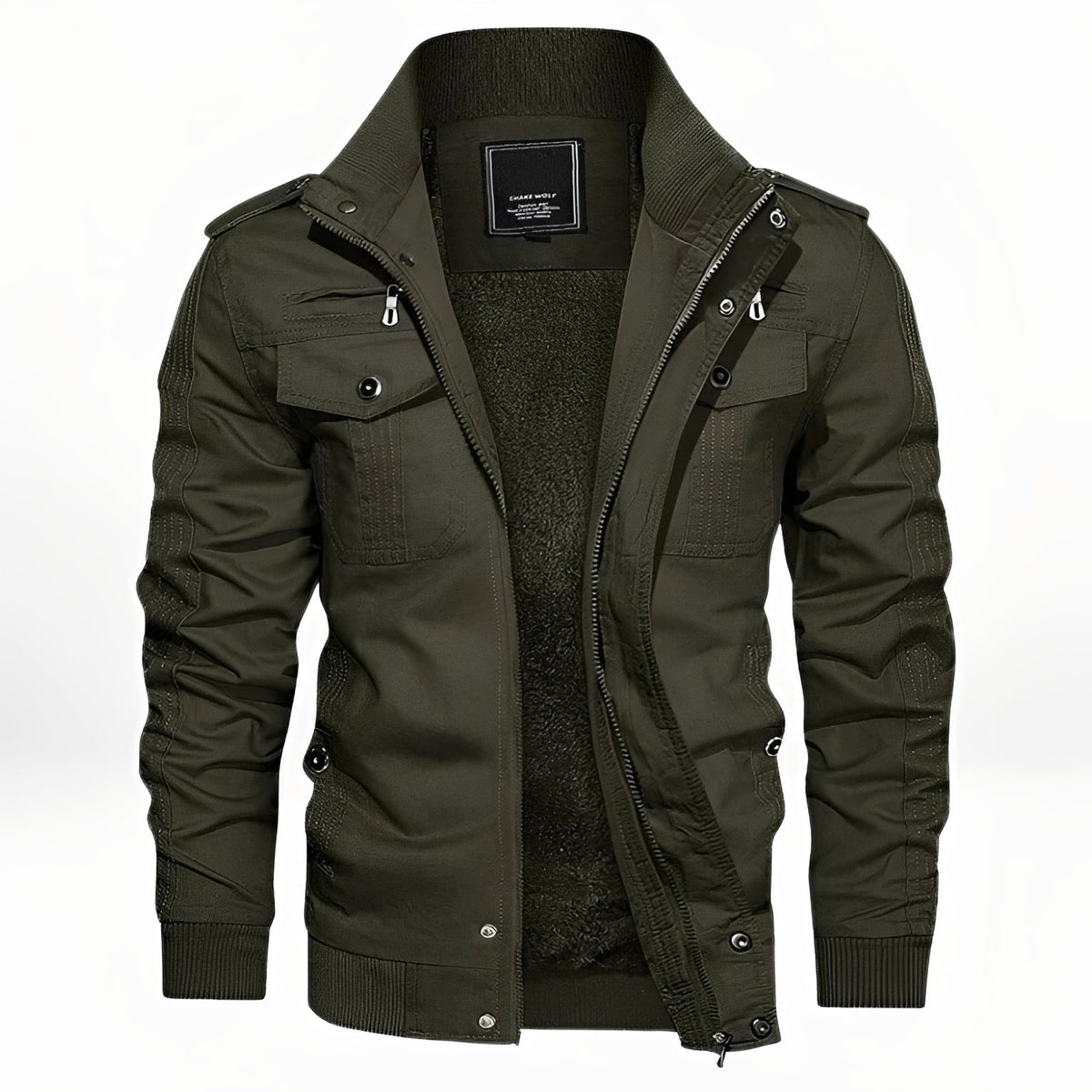Jaxon - Chaqueta de invierno acogedora con bolsillos