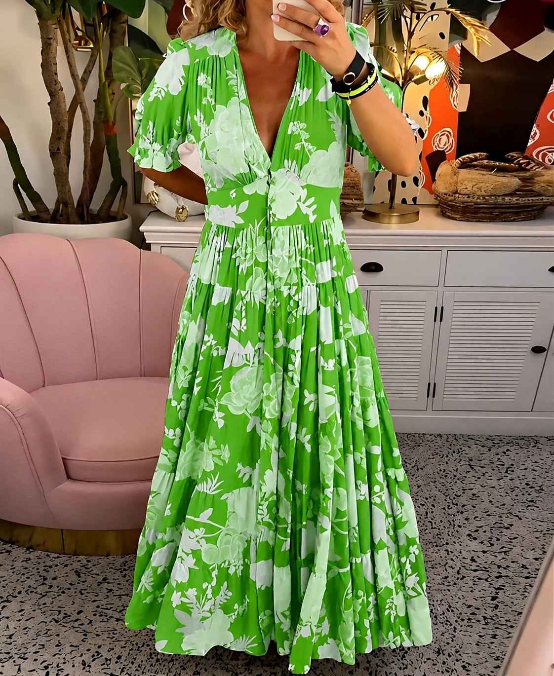 Emmie - Vestido Floral Holgado