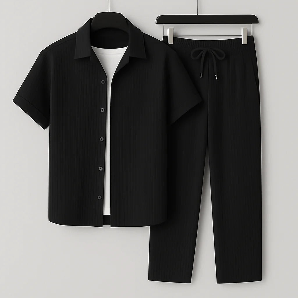 Kamil - Conjunto a Rayas Casual