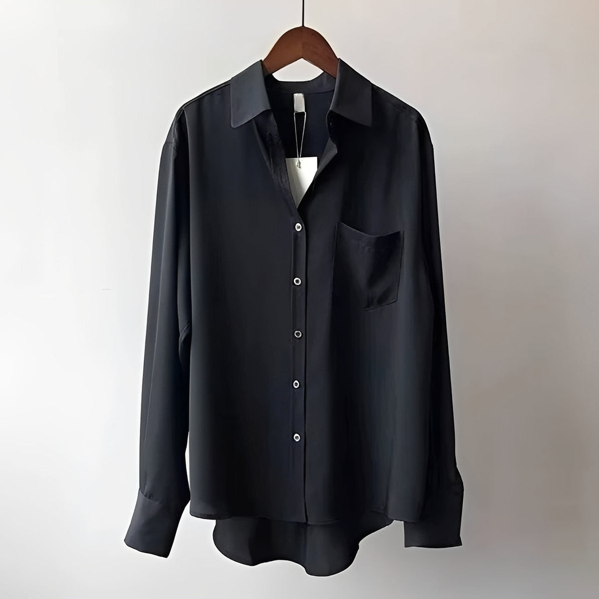 Hajra - Blusa Formal con Solapa