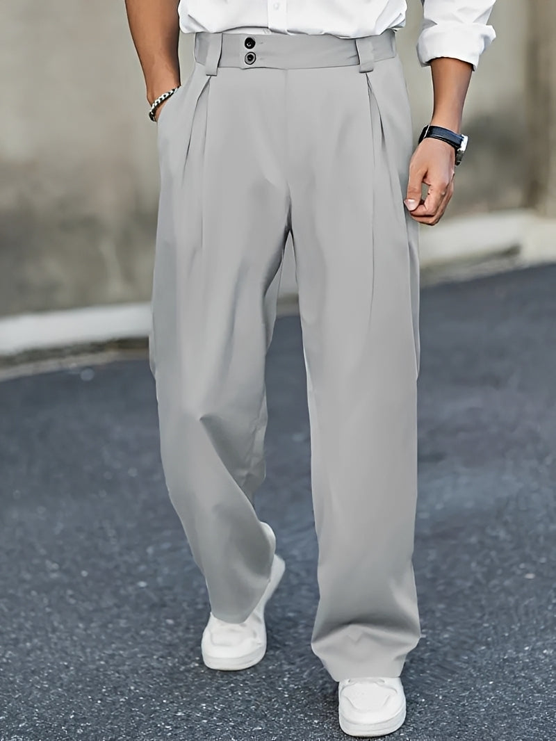 Barnes - Pantalones Estilizados de Pierna Ancha