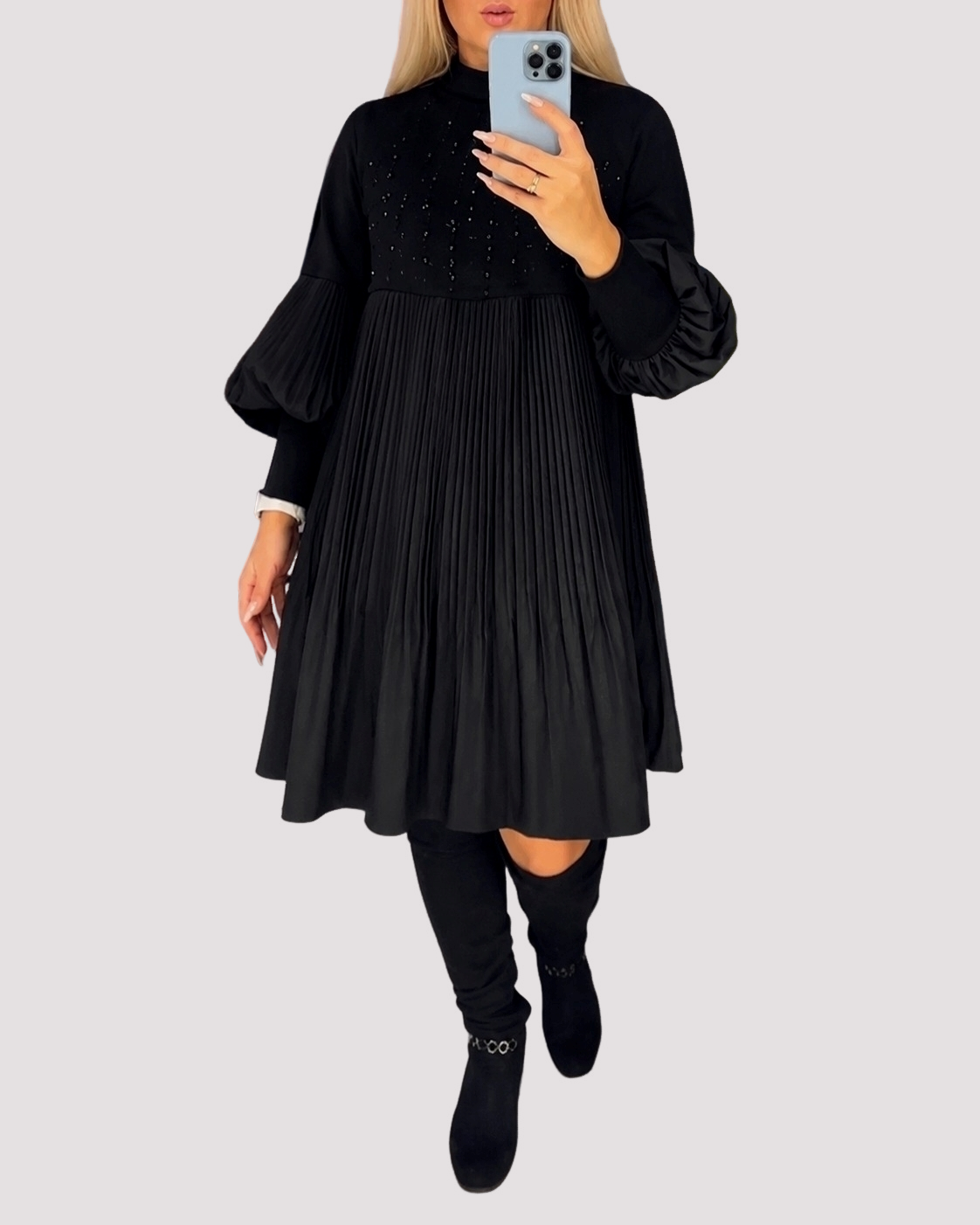 Daisy - Vestido con Mangas Sueltas y Elegante