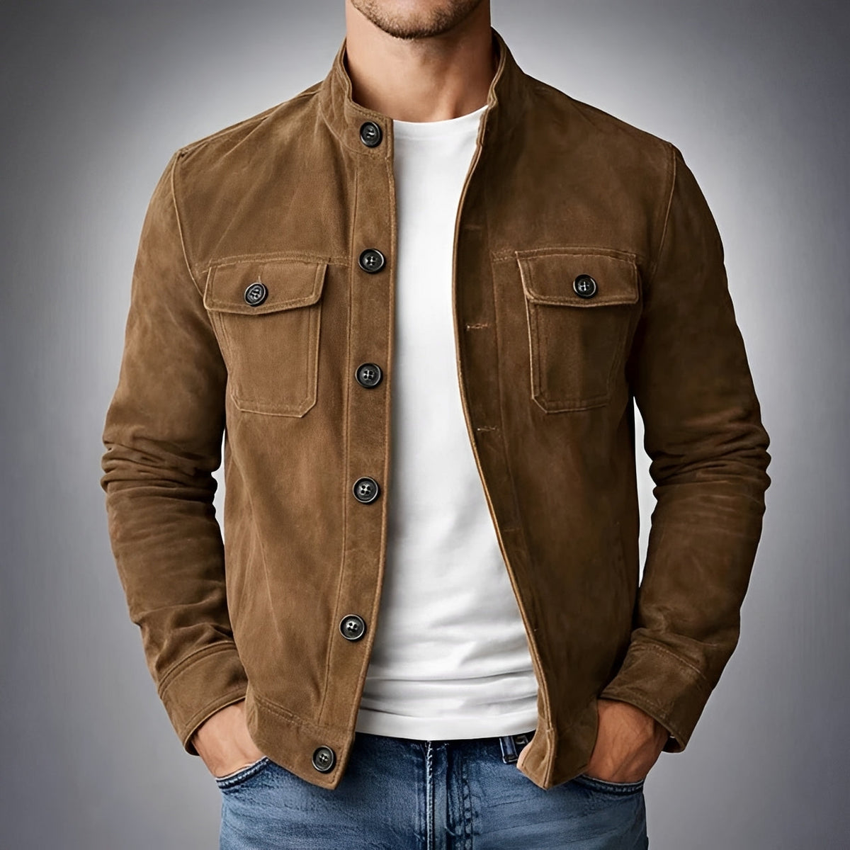 Gideon - Chaqueta Casual con Botones