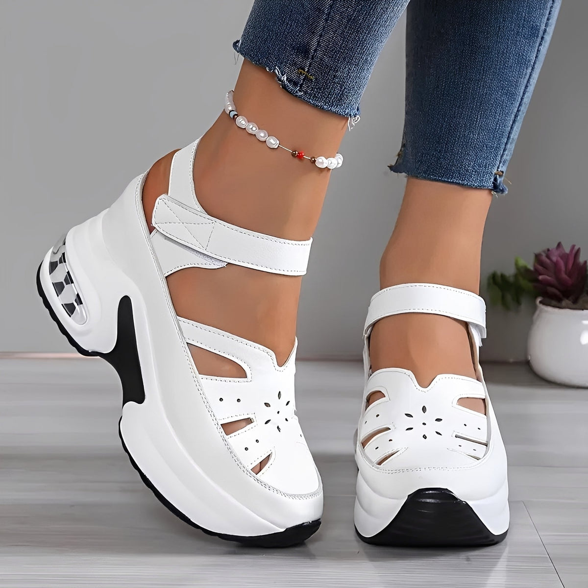 Tahlia - Sandalias de Cuña con Estilo