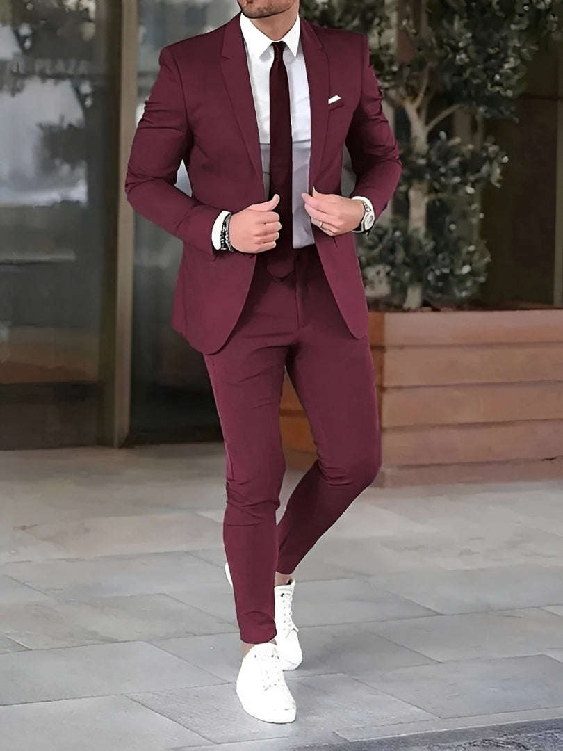 Zion - Traje Formal de Corte Ajustado