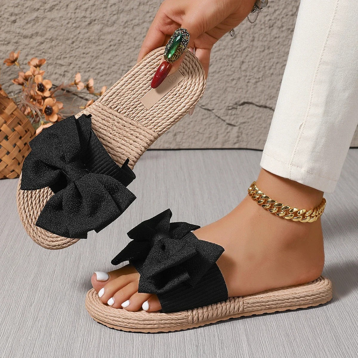 Cecil - Sandalias con Lazo Elegantes