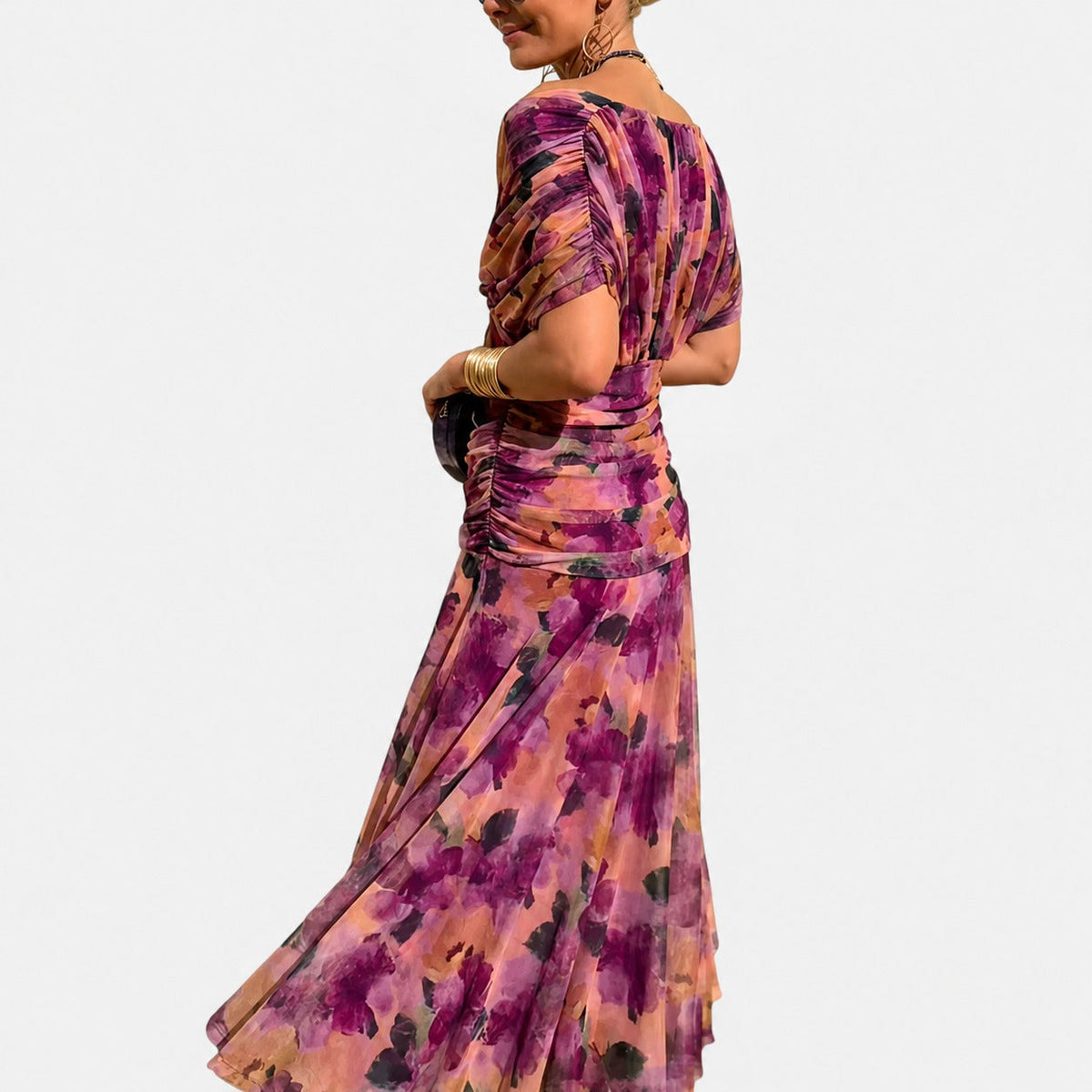 Bernice - Vestido Maxi Elegante Fruncido