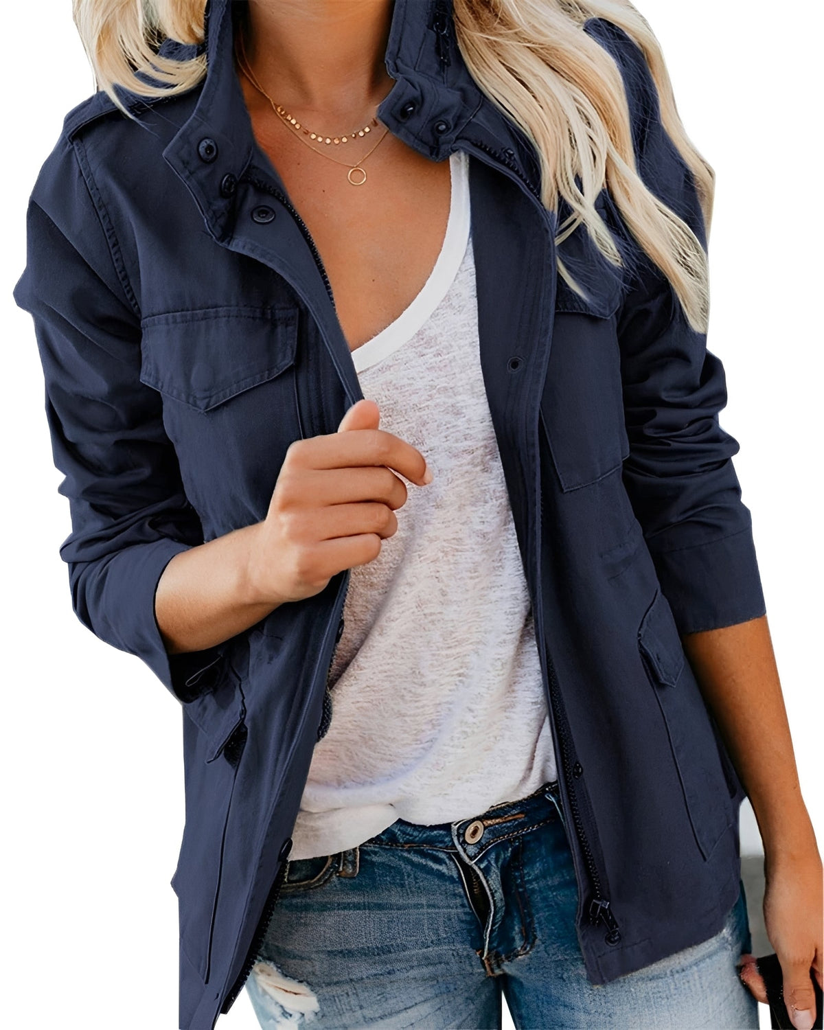 Elodie - Chaqueta Elegante con Bolsillos