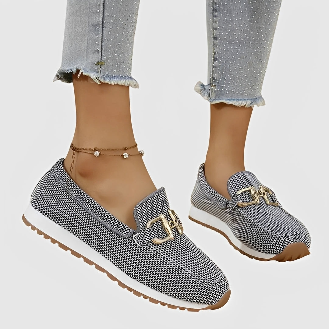 Elle - Mocasines Casuales con Hebilla