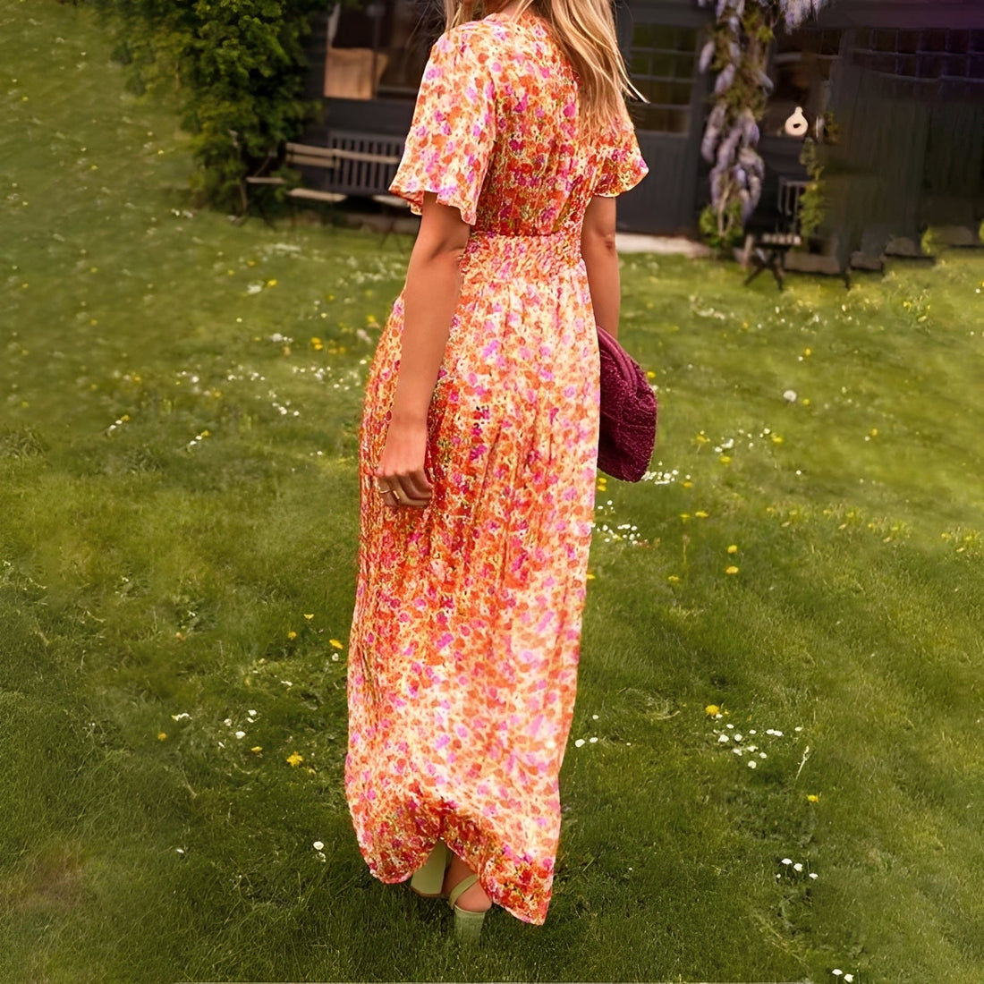 Ophelia - Vestido Estiloso con Cuello en V