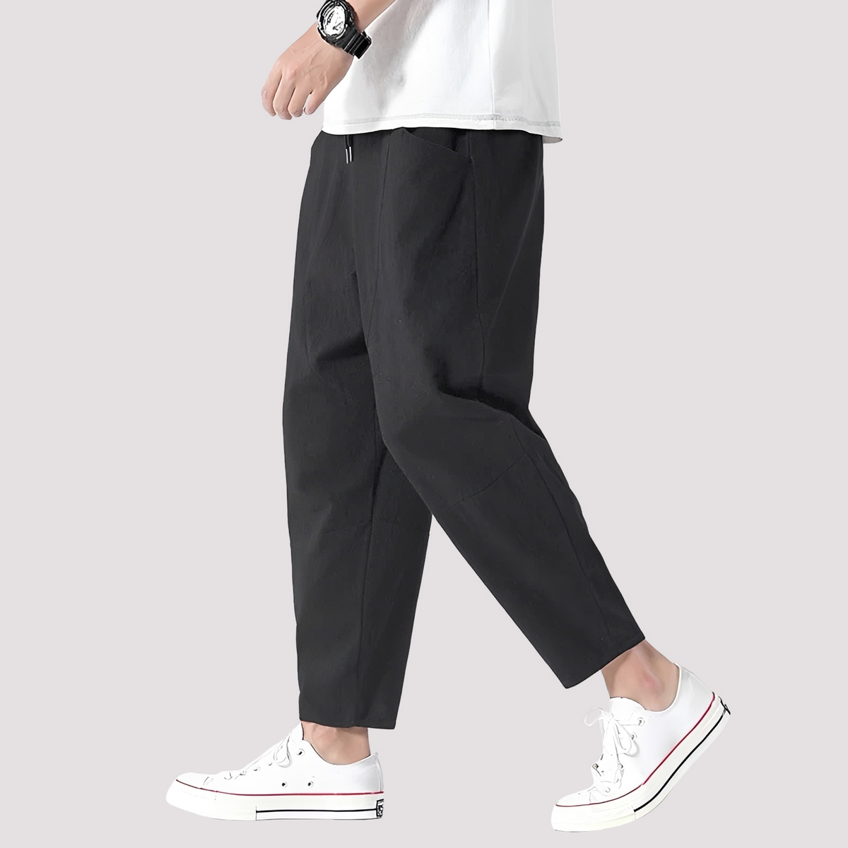 Hodges - Pantalones Cortos Sueltos y Elegantes
