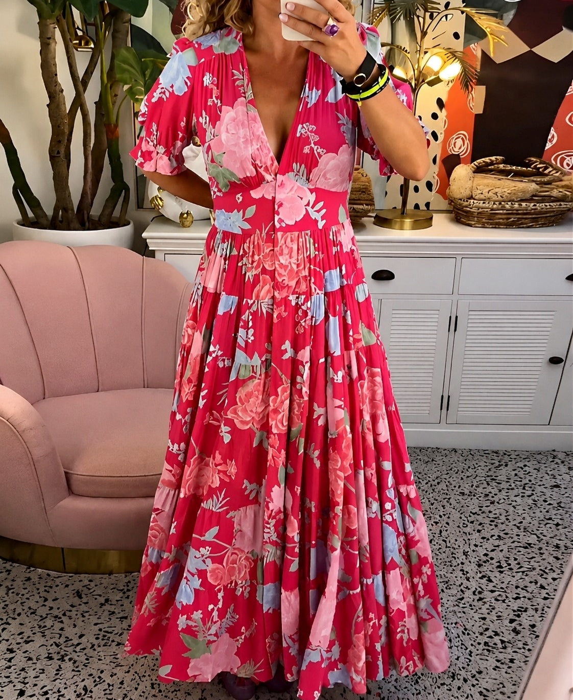 Emmie - Vestido Floral Holgado