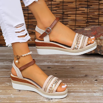 Sosa - Sandalias Cómodas de Cuña