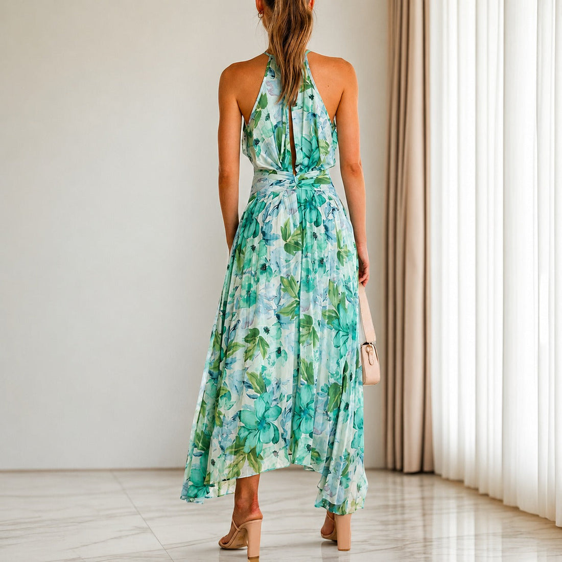 Emaan - Vestido Maxi Floral Estiloso