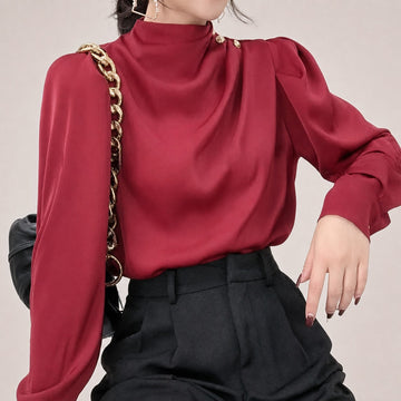 Susan - Blusa Elegante de Corte Relajado