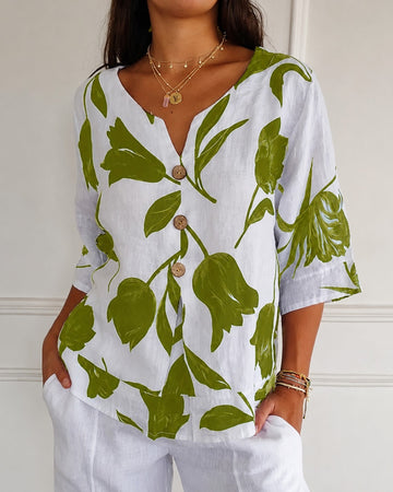 Chiara - Blusa Floral Elegante