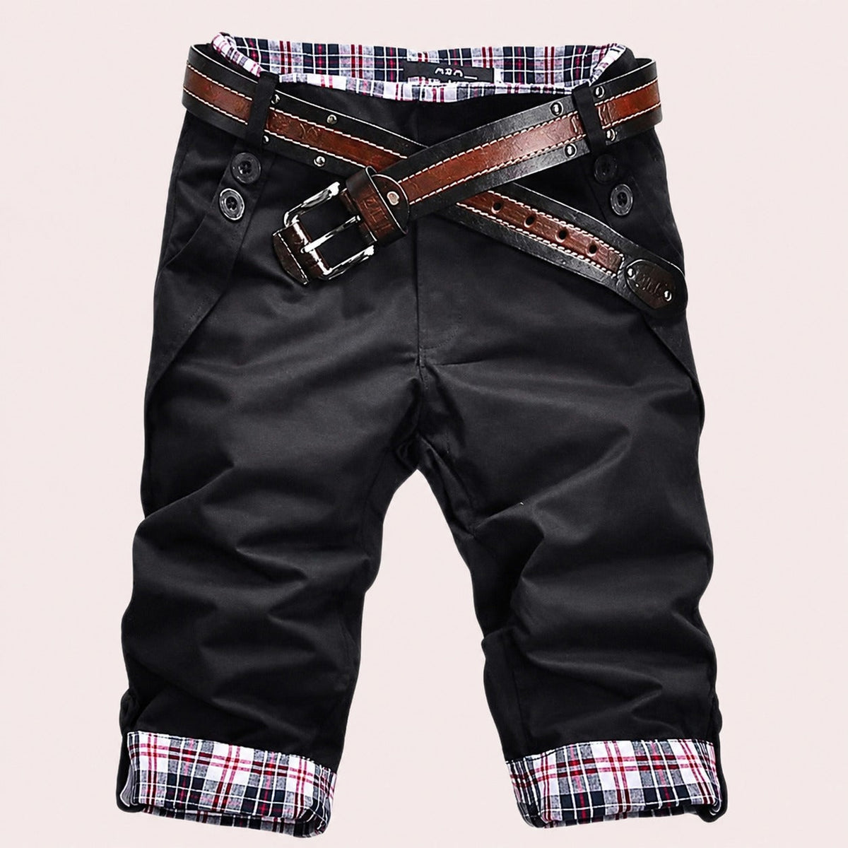 Rayan - Pantalones Cortos de Estilo Urbano Estilosos