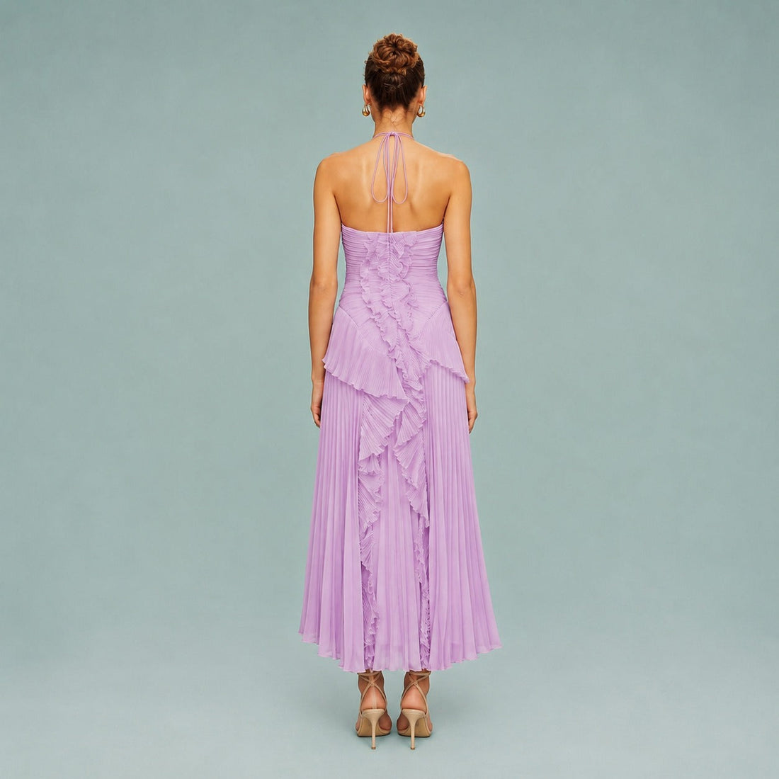 Roxan - Vestido Maxi de Un Hombro sin Esfuerzo