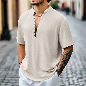 Fabio - Camisa de Manga Corta Estilosa