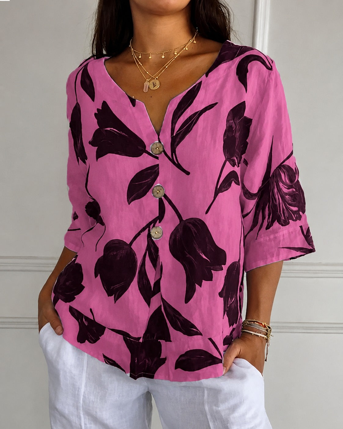 Chiara - Blusa Floral Elegante