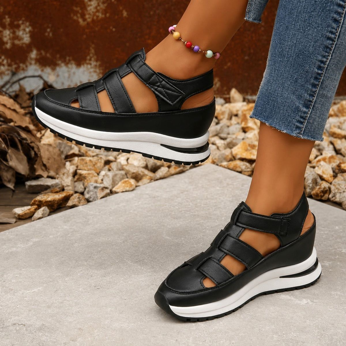 Nannie - Zapatos de Plataforma Cómodos