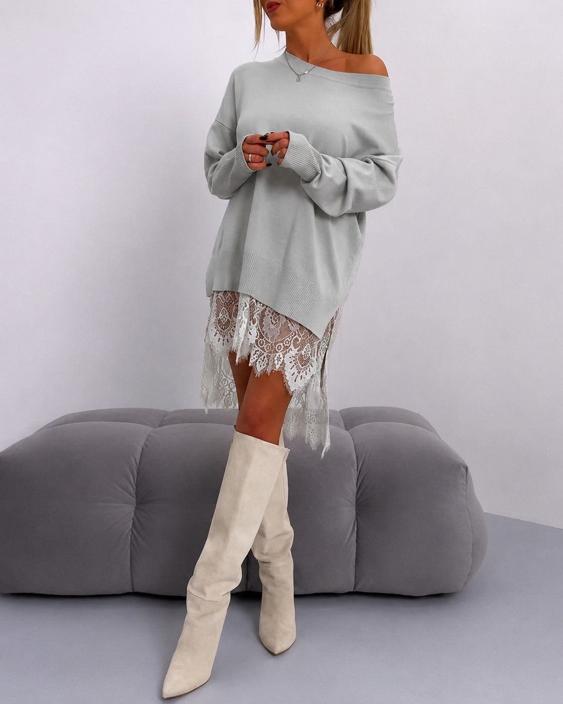 Eleanor - Vestido Elegante con Hombros Descubiertos