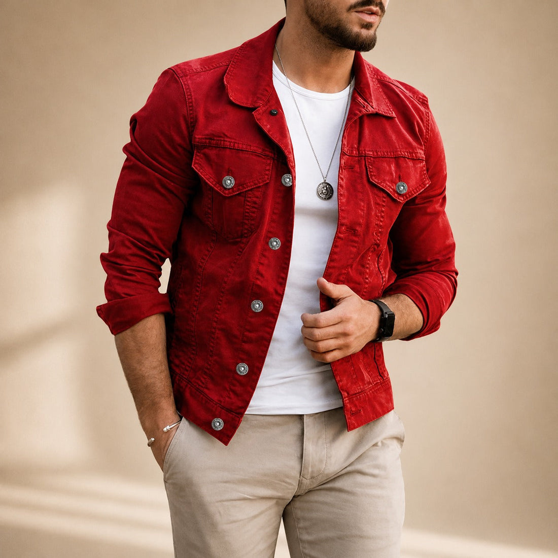 Kent - Chaqueta de Mezclilla Elegante