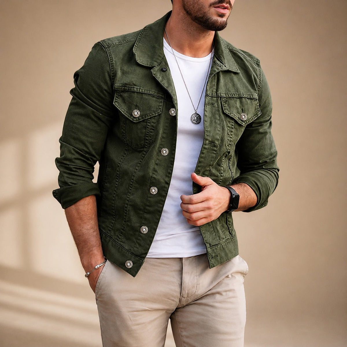 Kent - Chaqueta de Mezclilla Elegante