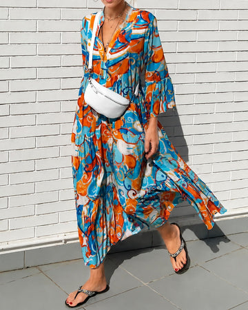 Maizie - Vestido con Volantes Florales